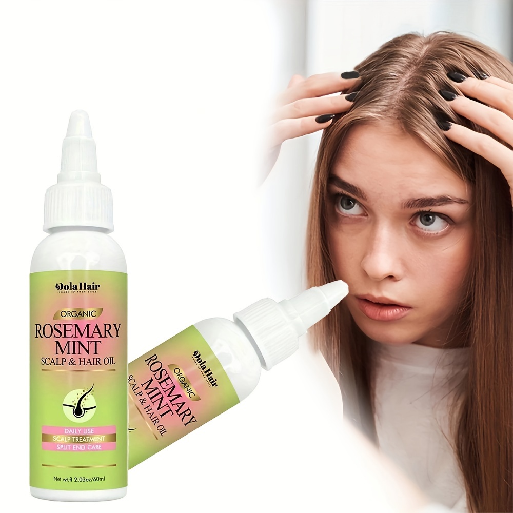Rosemary Mint Scalp Hair Strengthening Oil Con Biotina Y - Temu