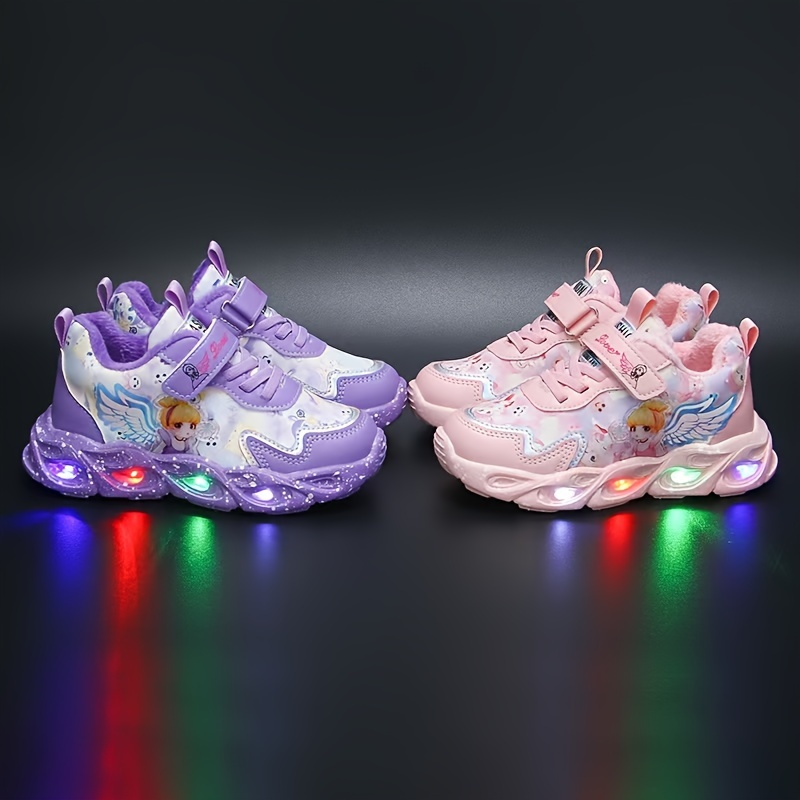 New Cute Cartoon Princess Sneakers for Girls for Spring And Autumn
