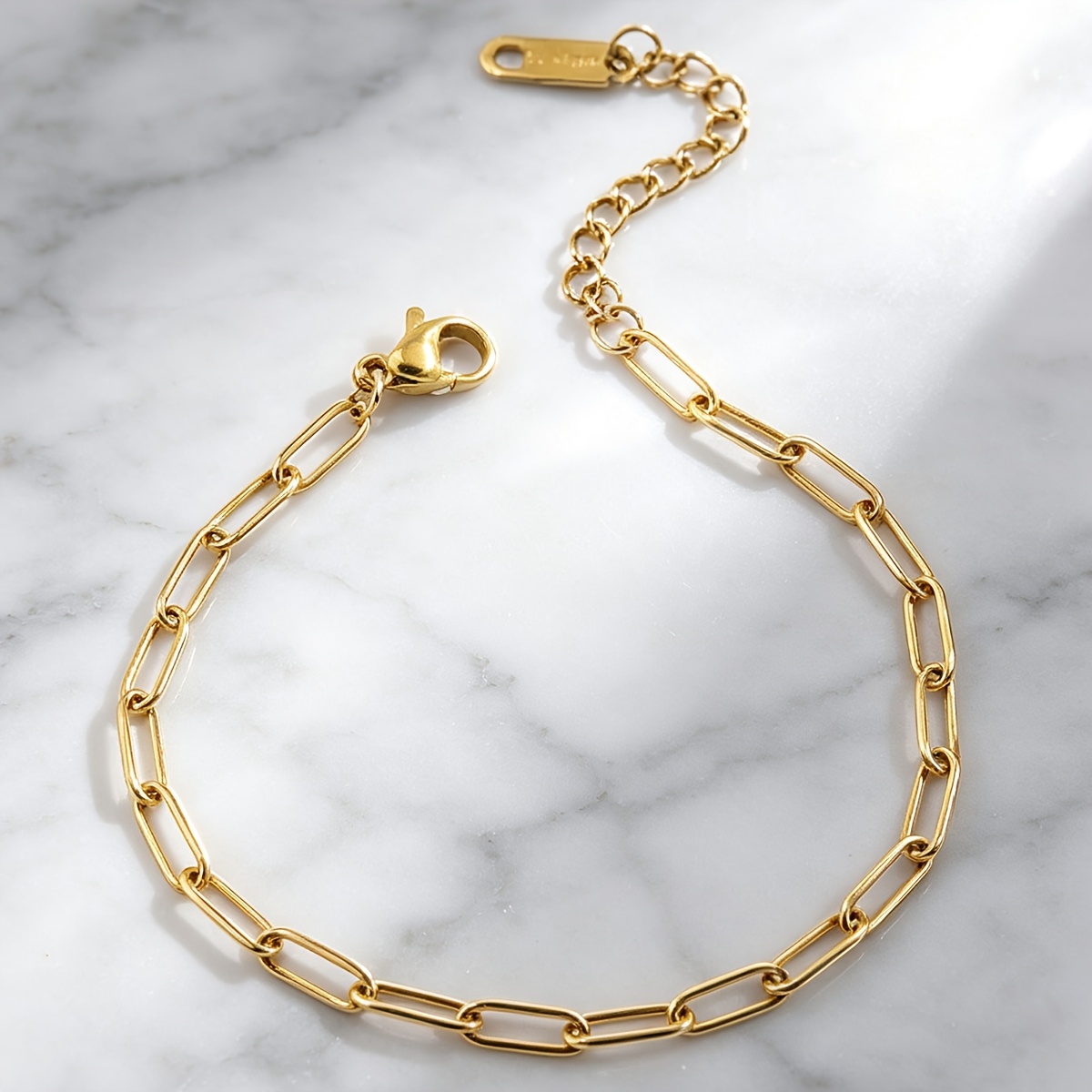 Chunky Chain Bracelet for Women & Men, Layered Design