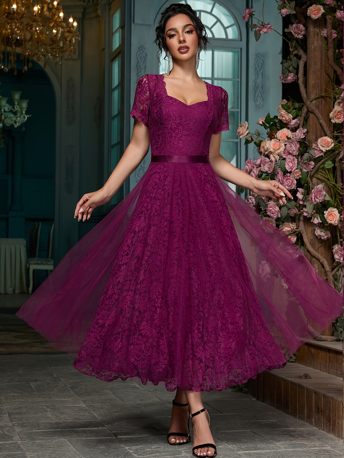 womens fashion elegant cocktail party dress wedding guest - Temu Colombia