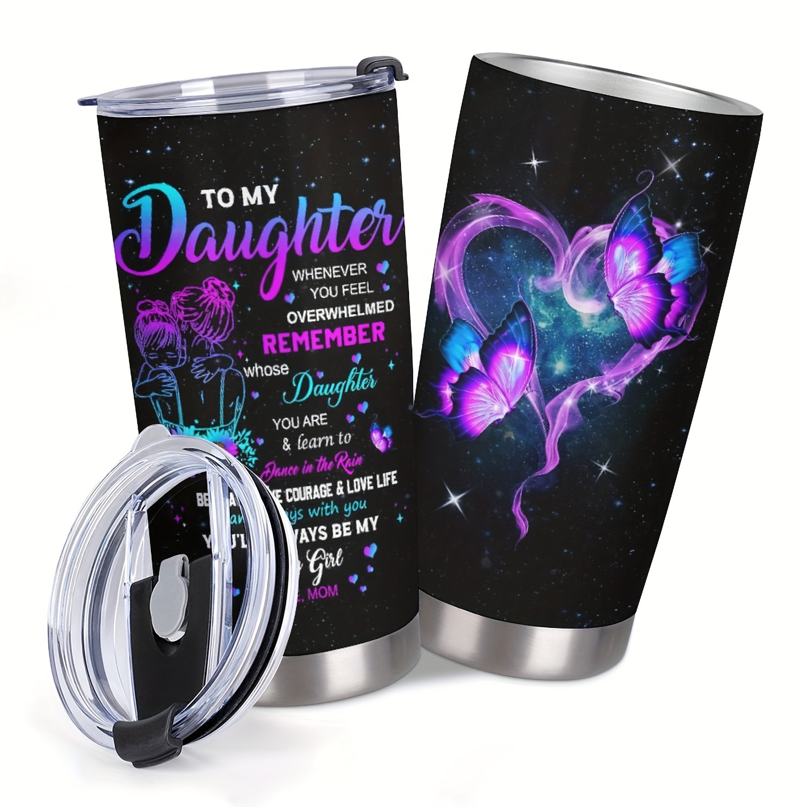 

Gifts From Mom To Daughter, Daughter Gifts Cup 20oz, Gifts For Daughter, Gifts For Daughters From Mothers, Daughter Birthday Gifts From Mom, Mother Daughter Gifts, To My Daughter From Mom