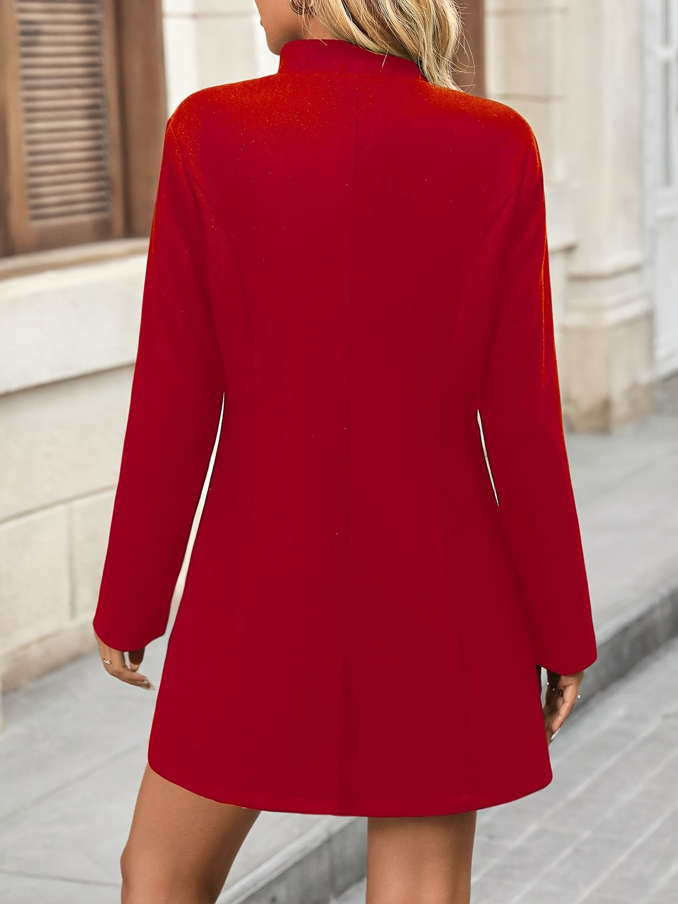 Casual Red Coat For Ladies Red Blazer Size 20 Sales