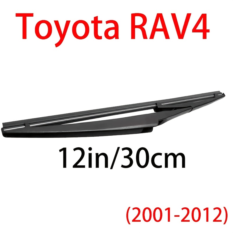 TEMU Spazzola tergicristallo posteriore Misura 12 pollici per Toyota RAV4, per Toyota RAV4, HIGHLANDER, HILUX, YARIS, Corolla, , Land Cruiser, Prius,