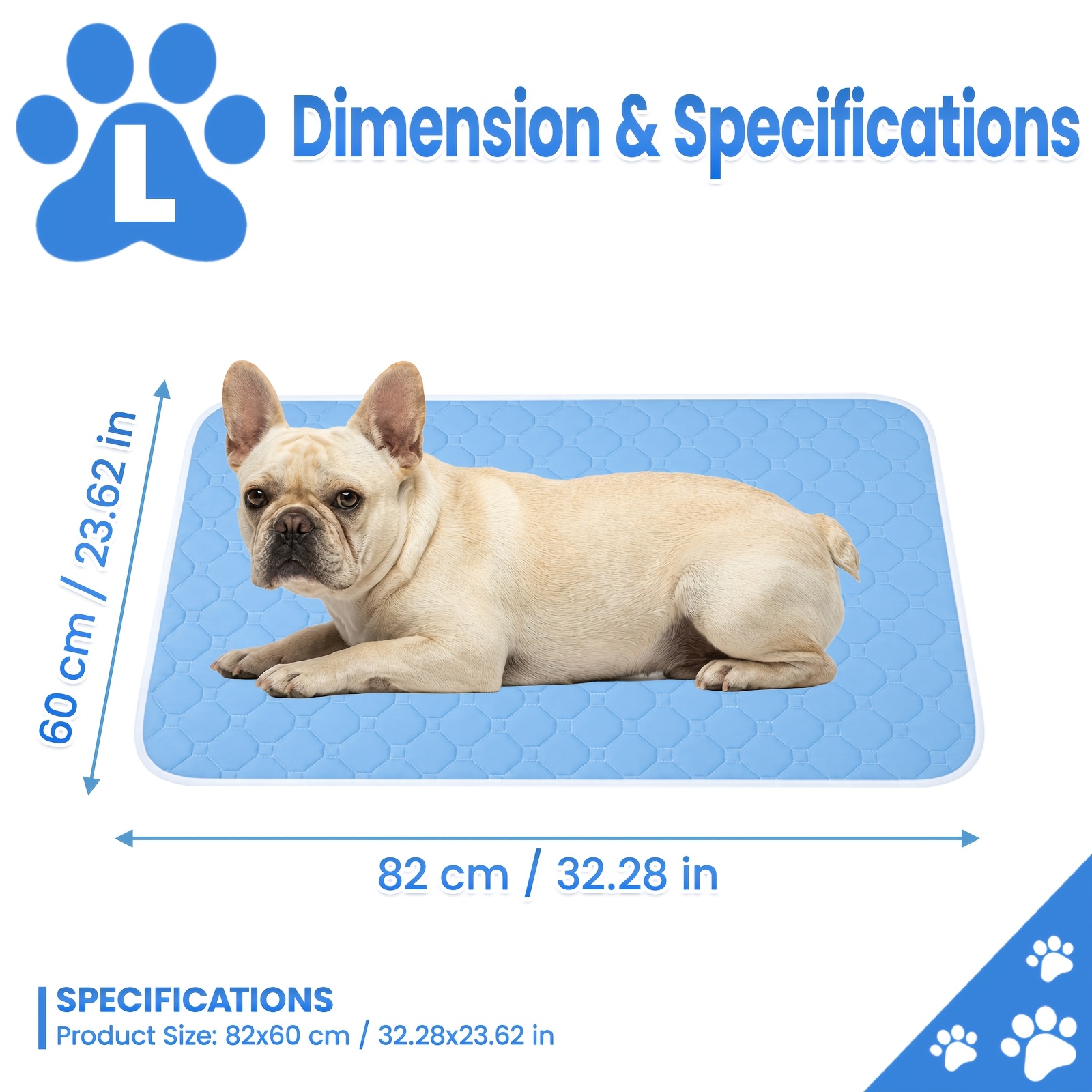 -season Dog Mattress, Breathable Mesh Sweat-absorbing Cooling Pad, Wear-resistant Polyester Fiber, Extra Large Universal Size, Suitable For Small, Medium, And Large Dogs And Cats