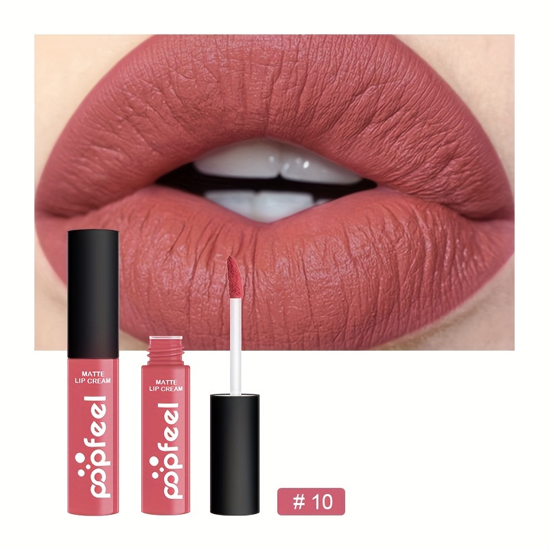 Long Lasting Waterproof Matte Colorful Lip Gloss