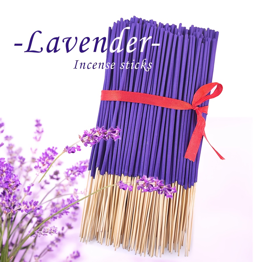 new 2026 year handcrafted lavender incense sticks 22cm 8 66in natural non toxic for relaxation and