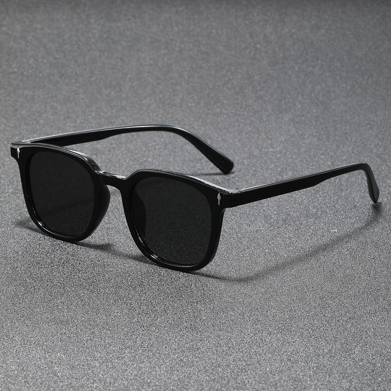 Image of 1 Pair Men's Retro Style Oval Frame Sunglasses, Protection, Suitable For Driving, Fishing, Daily , Travel, , Hiking, High-quality Eyewear, -frame Color Combinations, Ideal Gift