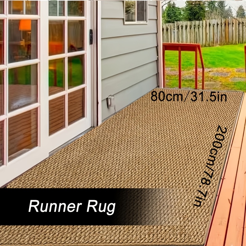 TEMU 1pc Pineapple Runner Rug, Non-slip Hallway Carpet, Machine Washable Durable Mat For Kitchen, Bathroom, Pool, Entryway, Laundry Room, Easy Clean