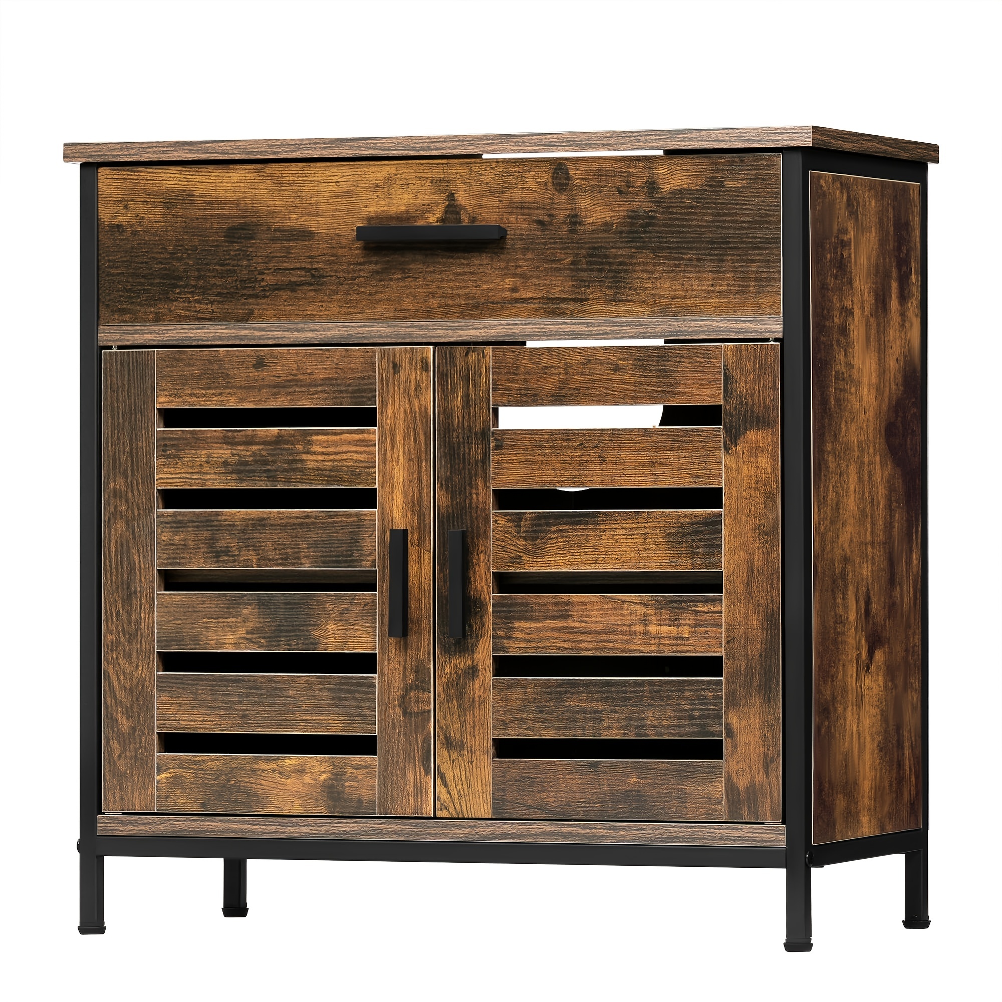 Image of 1pc Cabinet Under Washbasin, Wooden Bathroom Cabinet, Bathroom Cabinet With Drawers, 2 Doors, Adjustable Shelves, Independent, 60x60x30cm