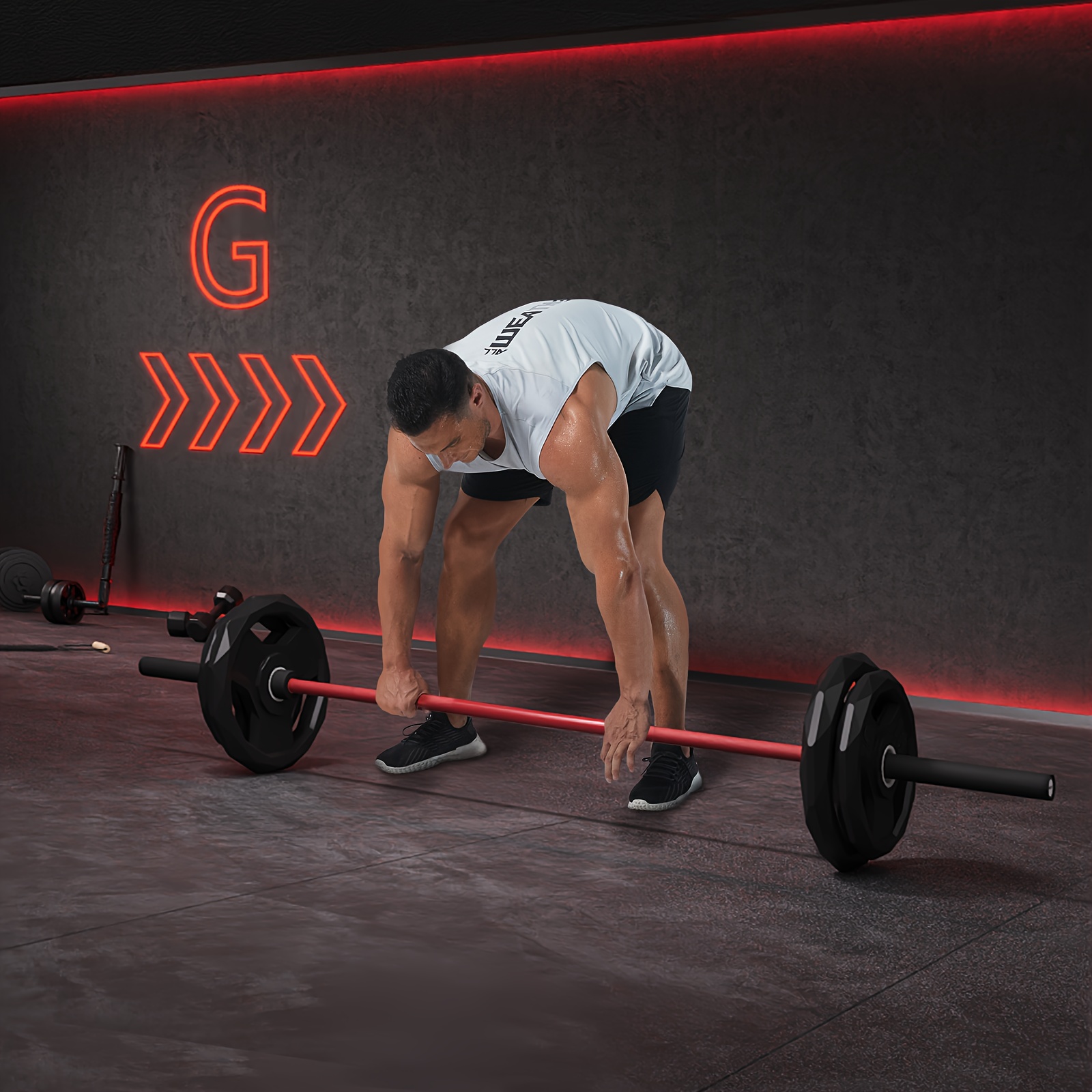 Barbell Halterofilia Powerlifting Levantamiento De Potencia