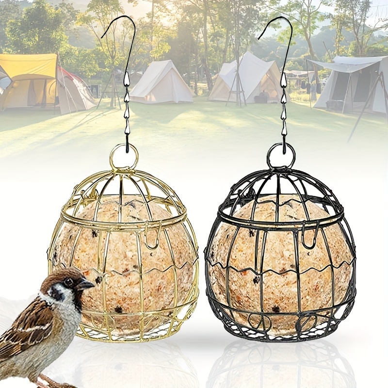 

1pc Birdcage Bird Feeder, Outdoor Bird Cage Feeder Garden Yard Feeder