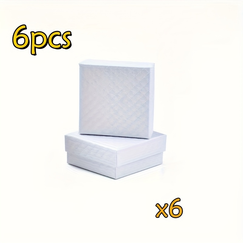 4/6/8/15pcs Square Jewelry Gift Box for Valentine's Day