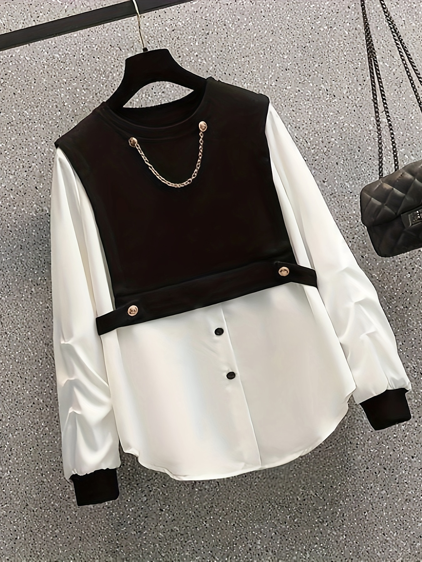 chemise double couche style coréen femmes couleurs Temu Switzerland