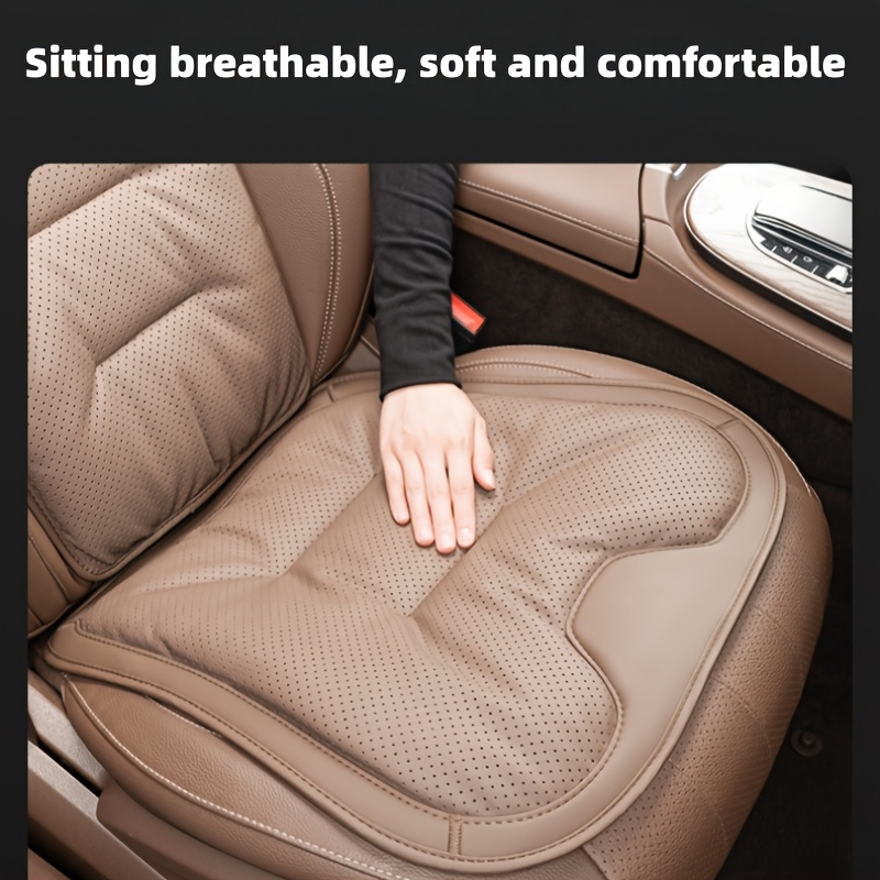 1pc luxurious breathable car seat cushion high quality universal car seat   and  able with ventilation holes   and remove durable filling     fashionable   suitable for most cars Product details 3