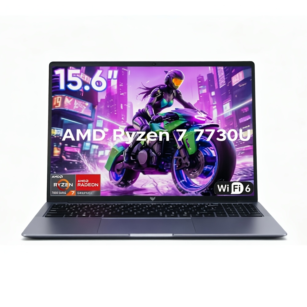 Gaming Laptop Computer 2025 Latest 15.6 Inch Fhd Display Laptop With 7 7730u Processor Up To 4.6ghz 16gb Ddr4 1tb Nvme Pcie 3.0 Ssd Gaming Notebook Lightweight