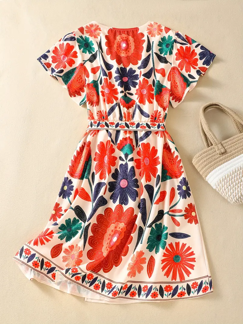 womens floral print ruffle sleeve casual mini dress vacation - Temu Mauritius womens floral print ruffle sleeve casual mini dress vacation - Temu Mauritius