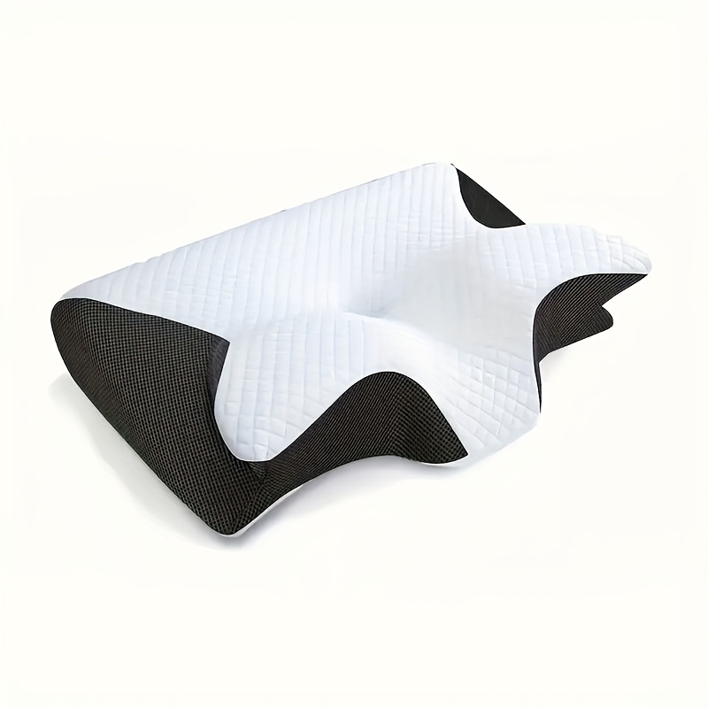-shaped Pillow, An Ergonomic Sleep Neck Pillow Designed For Side, Back, And Stomach Sleepers To Provide Neck Support. Ideal For Individuals Experiencing Cervical Discomfort, Suitable For All .