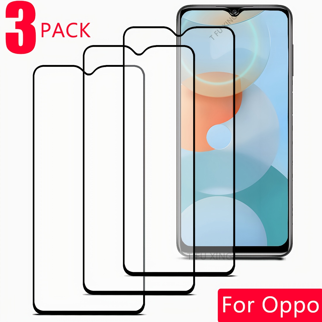 OPPO A94 A93 A92 A53 A52 A5 A9 2020 Full Glue Cover Tempered Glass OPPO