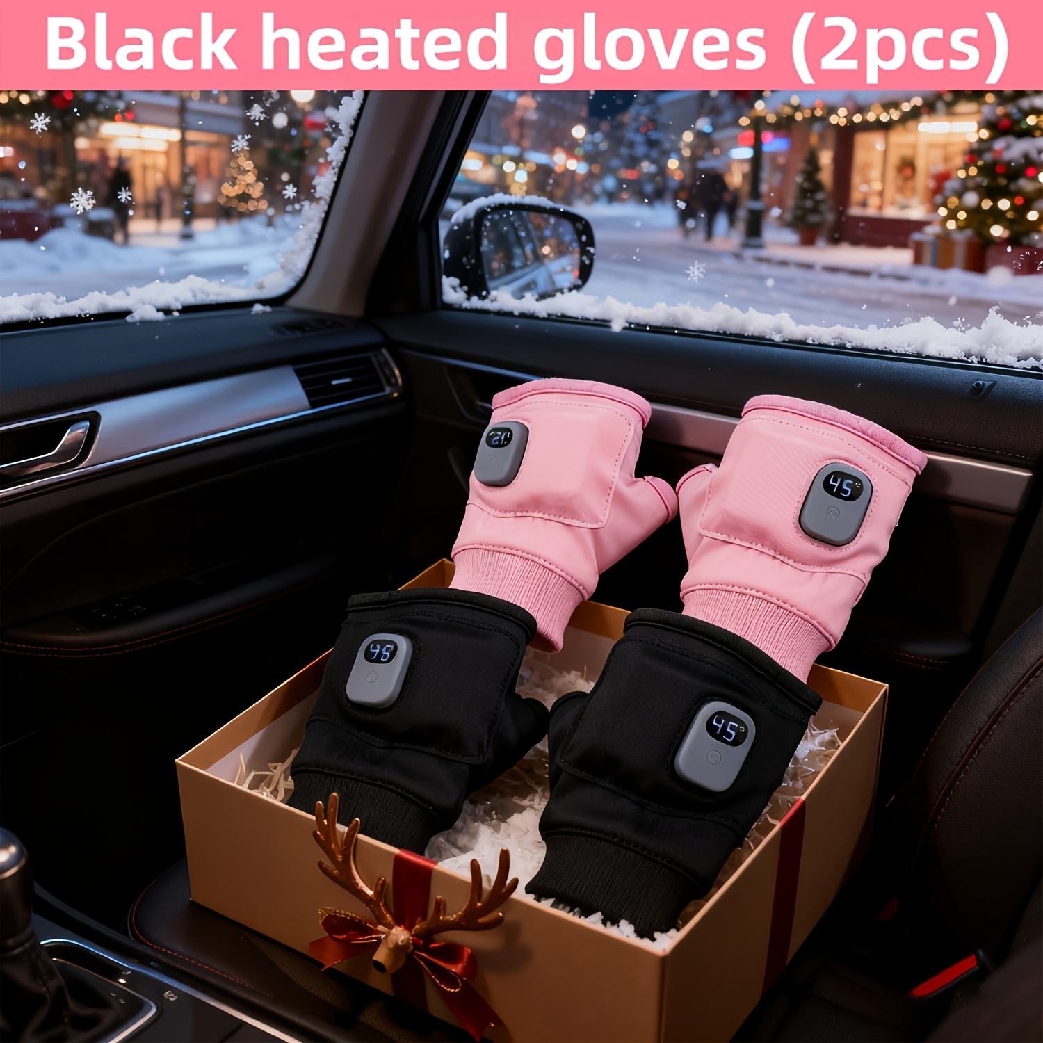 TEMU Winter Gloves, Windproof And Screen Gloves, Unisex, Heated Gloves, Heated Knee Pads, Usb Rechargeable Battery Electric Heating Gloves,