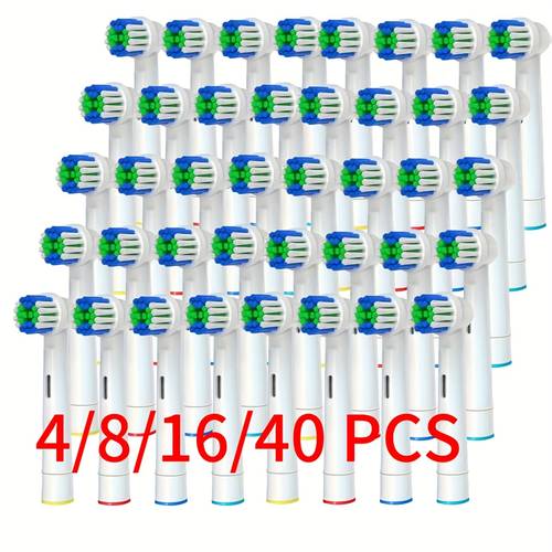 ersatzbürstenkopf für oral b 4/8/16/40 ersatzbürstenkopf, zahnbürstenkopf kompatibel mit oral b