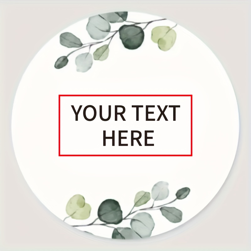 TEMU Custom Name And Date Personalized Circle Labels And Thank You Stickers For Brides To Give As Gifts