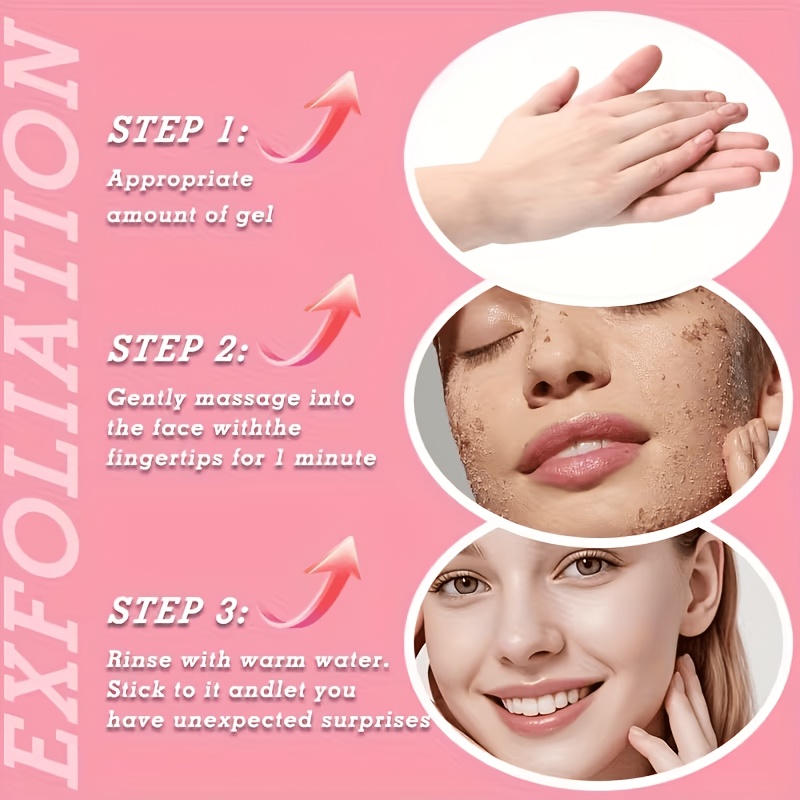 50g cherry   exfoliating facial cleanser a gentle hypoallergenic formula that   cleanses without leaving a greasy residue or clogging pores suitable for   tones this exfoliating gel is designed for daily skincare use by   men Product details 4