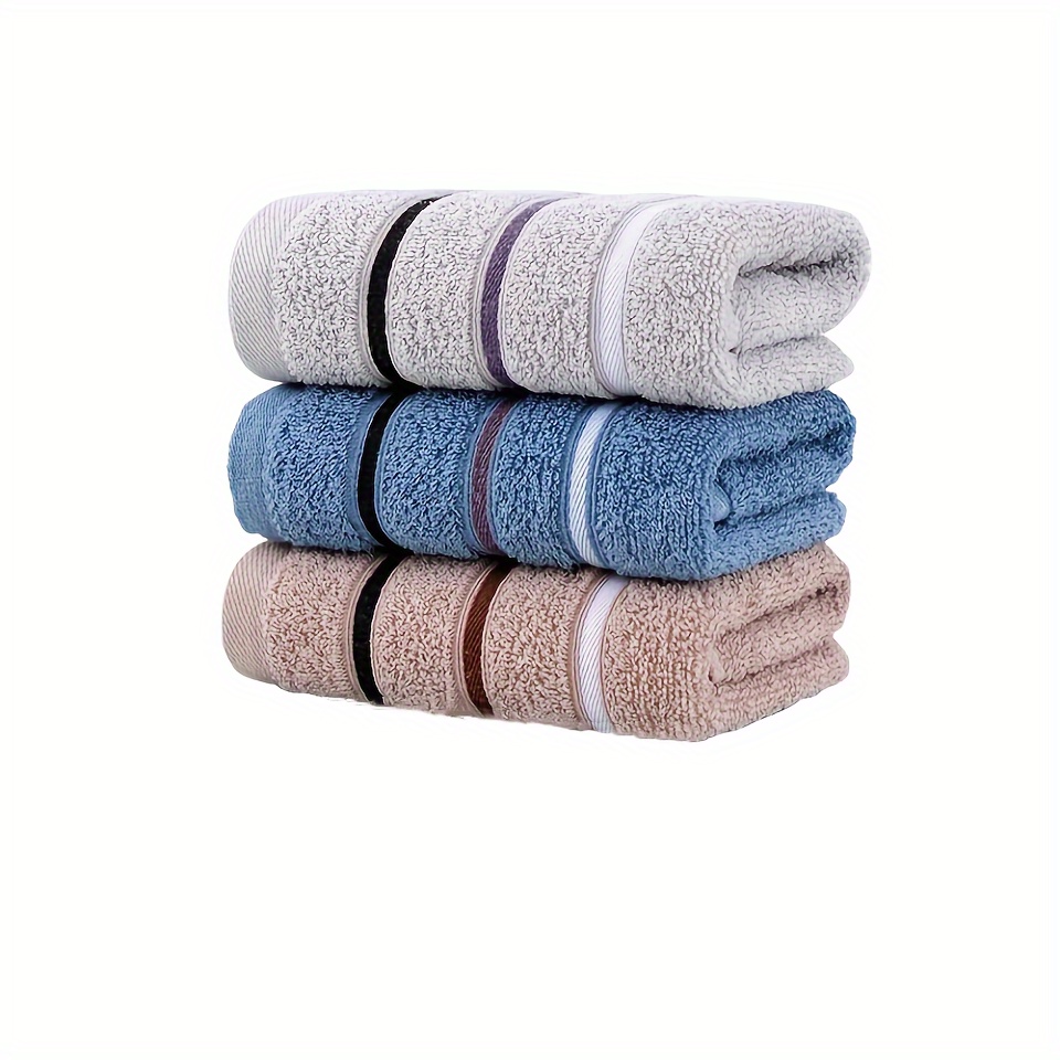 

2pcs Luxurious Soft & Absorbent Towels - Perfect For Adults In The Home, Christmas Gift