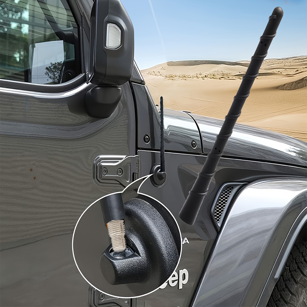 

Short Antenna For Wrangler 2007-2023 7 Inch Car Spiral Rubber Antenna Replacement For Fm/am Radio Reception Accessories Auto Accessories