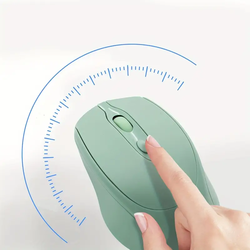 wireless mouse rechargeable computer game office mouse ergonomic mouse portable multi suitable for pc notebook computer windows details 1