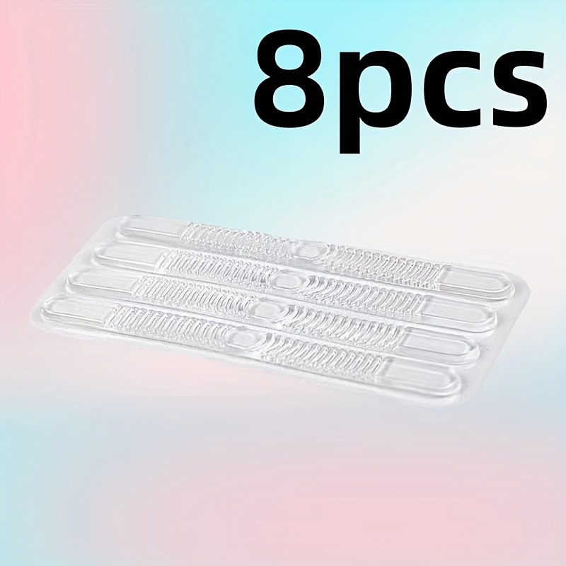 8pcs Transparent Sandal Heel Pads, Water For Open Toe High Heels, Comfortable Walking Accessories, Decorative Shoe Inserts, Durable Footbeds