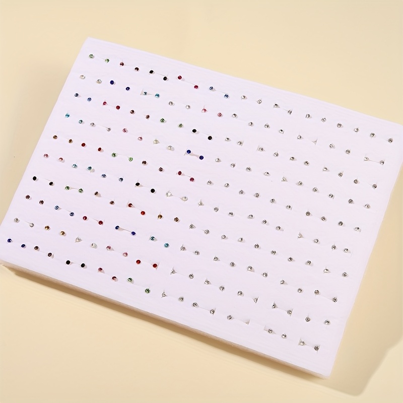 E-shop 200-teiliges Set exquisiter kleiner farbenfroher Strass-Stecker, ideal für den täglichen Gebrauch und als Geschenk für Freunde