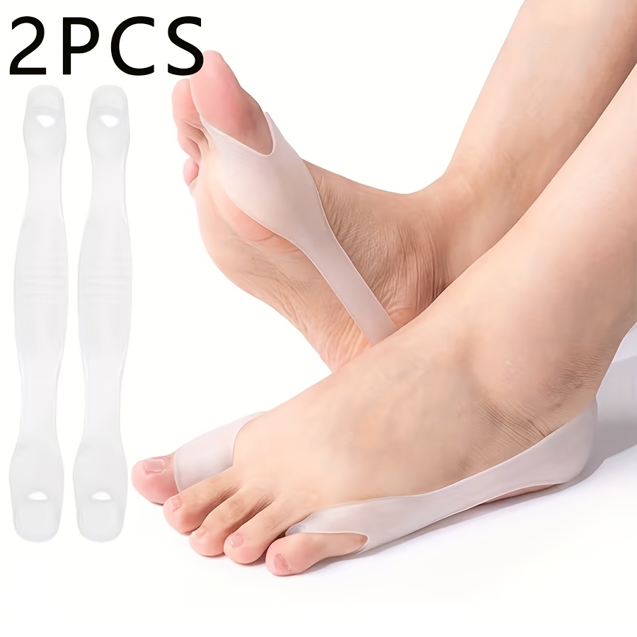 Image of 2 Silicone Toe Release Diapers, Soft And Elastic, Fits All, Unisex, Suitable For High Heels, Casual Shoes, And Sneakers. Washable And Reusable.