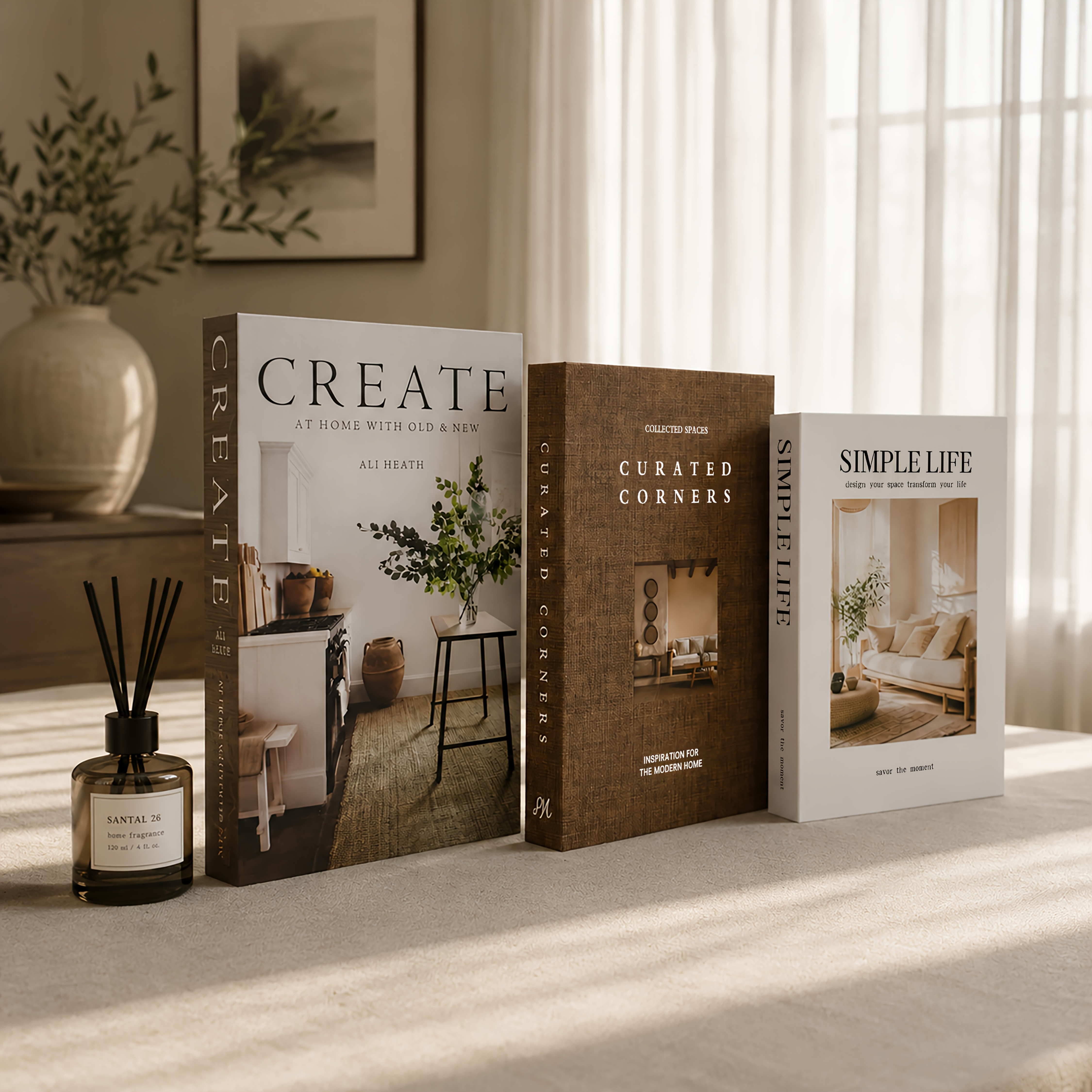 TEMU Foldable Paper Decorative Fake Books For Decoration (pack Of 3), Fashionable Stacked Fake Book Statue Ornaments, Suitable For Coffee Tables,