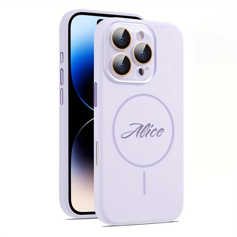 TEMU Phone Case - Phone Case Diy Custom Text, Silicone Phone Case, Suitable For Iphone 16 Pro Max 15 Pro 14 13 Pro Max