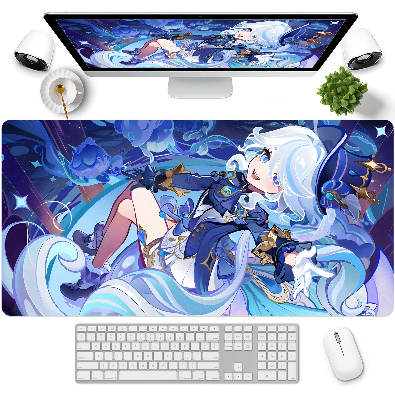 

- Desk Pad & Mouse Pad | Pu , -, | And Mat For And Use - 1pc