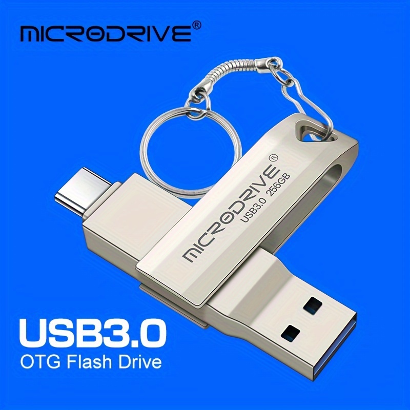 

Microdrive High--in-1 Otg Type-c Usb3.0 Flash Drive - Keychain Compatible, In 64gb, 128gb, 256gb Sizes, , Pendrive, Microdrive