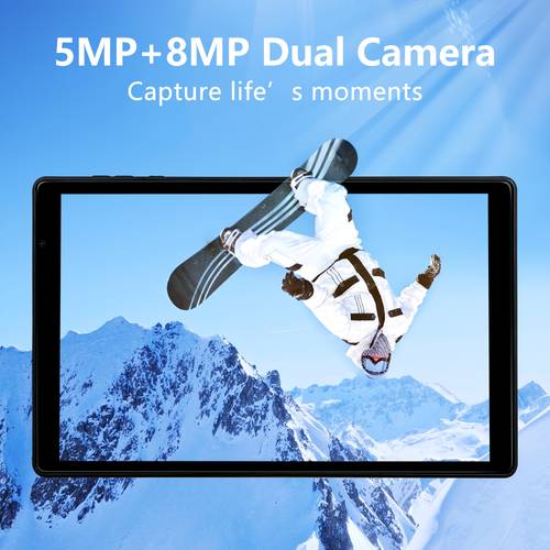 tablet 10 inch 14 device 6gb memory 2gb 4gb expandable 32gb storage with 128gb wifi wireless capabilities front and rear cameras high definition touchscreen and a 5000mah battery tablet