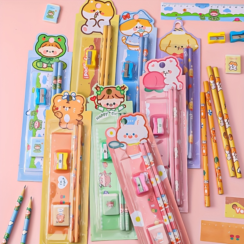 Cute Cartoon Pencil Set