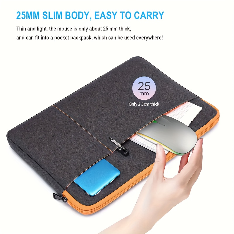 Souris sans fil rechargeable avec lumière LED, mode double BT et souris USB 2.4G pour le jeu, le portable, le tablette, le MacBook - Design noir élégant, forme ergonomique, plastique durable, chargement USB, chargeur non inclus, souris pour portable, accessoire pour tablette, accessoire moderne, surface lisse, souris sans fil pour portable, souris sans fil rechargeable, souris sans fil, souris ergonomique, souris de jeu, accessoire pour portable, souris ergonomique