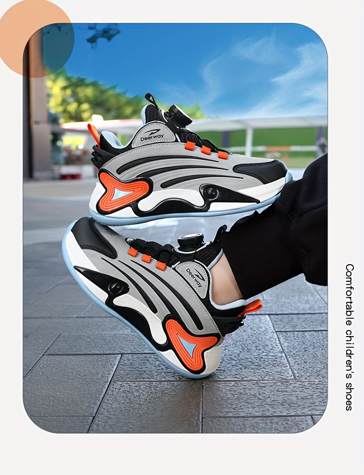 Jeugd Mid-Top Basketbalschoenen, Campus Essentieel voor Buitensporten, Hoogwaardige Trendy Veelzijdige Sneakers, Antislip Schokabsorberende Unisex Hardloopschoenen