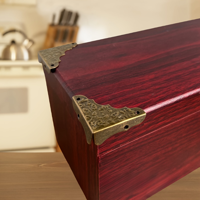 Angoli Protettivi In Metallo - 8 Pezzi Con Viti Per Mobili, Armadietti E Tavoli - Foto 13