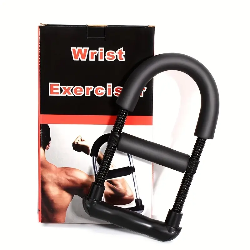 adjustable wrist forearm strength trainer stainless strengthener with adjustable straps for home workouts black grip strength workouts feature stainless steel construction grip strength trainer Product details 3
