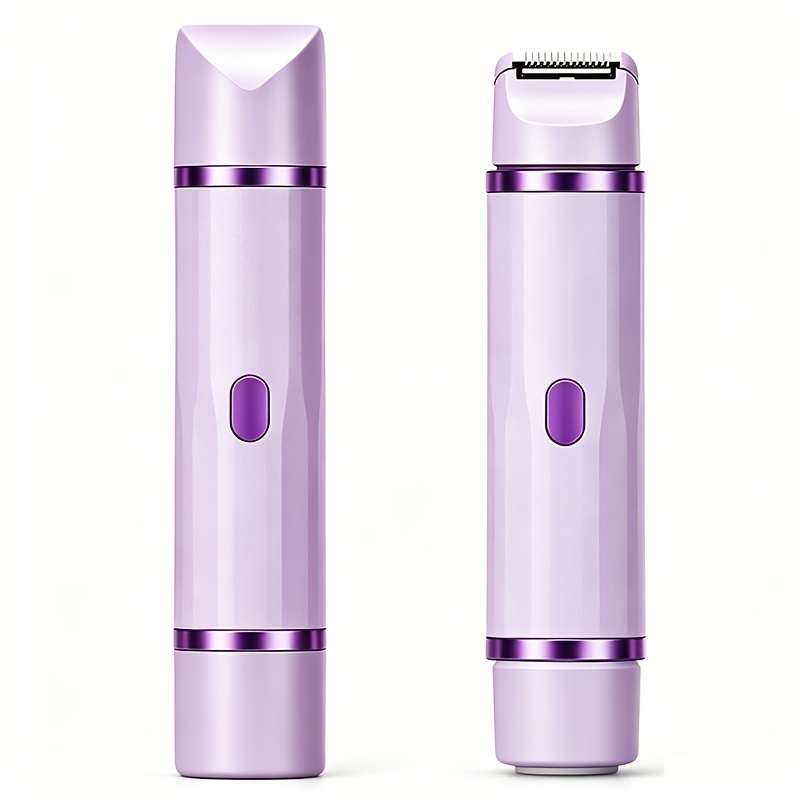 TEMU 2in 1 Dual Head , Painless Electric Shaver For Women, Full Body Safety Shaving Razor For Face Underarm Leg Bikini Private Area, Portable Ladies