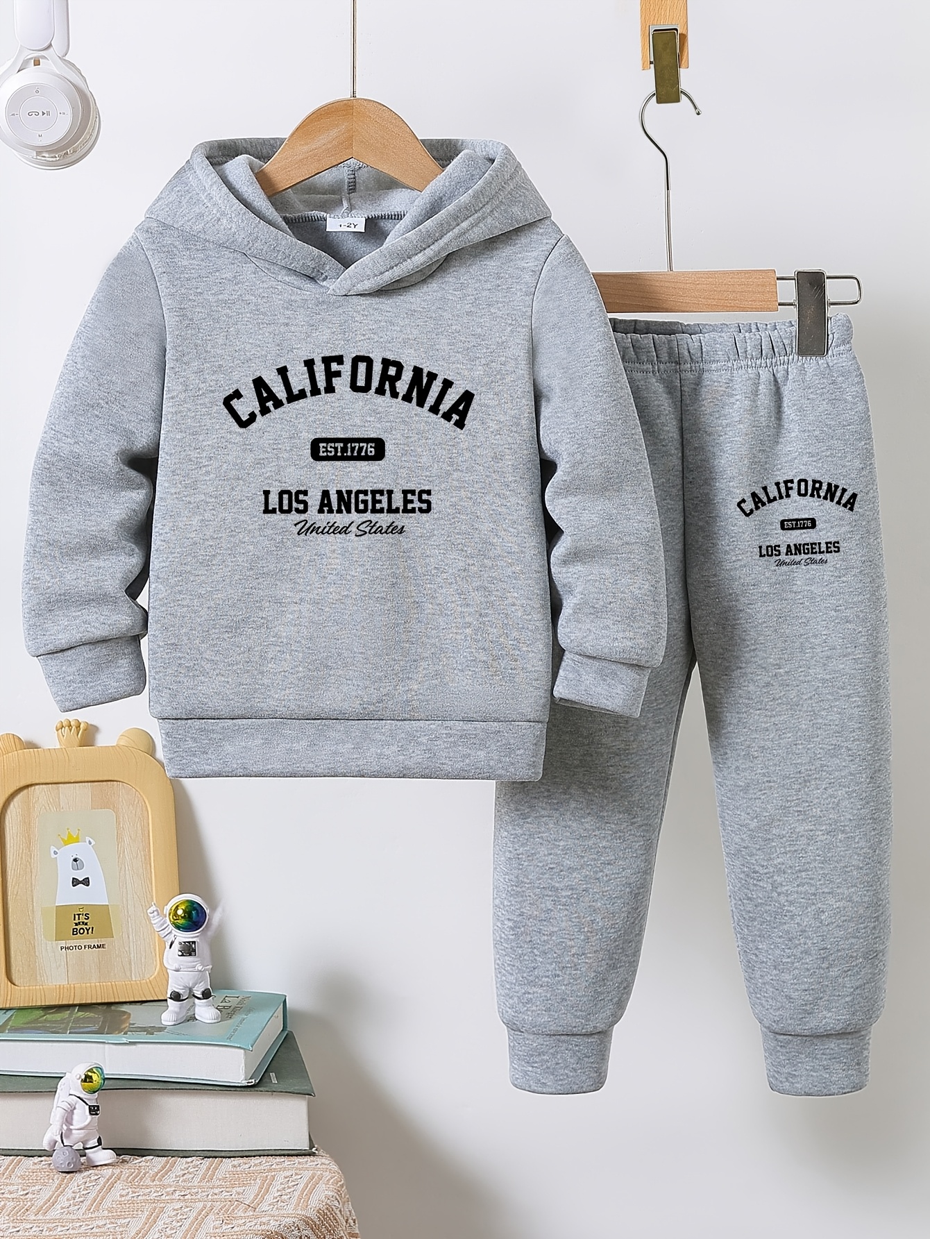 2pcs hoodie jogger set winter warm sweatsuit Temu Bahrain