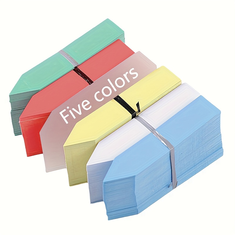 500 Étiquettes Plantes Imperméables 5 Couleurs – Marqueurs Jardin En Plastique Avec 2 Feutres – Pour Graines, Herbes, Pots