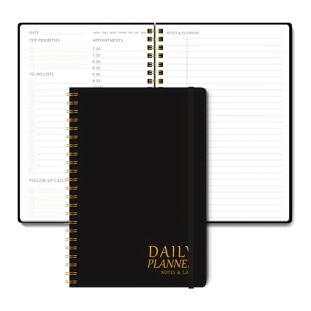 Daily Planner Or Weekly Planner: Undated Task List Log, Includes , Lists, Notes, Has A Schedule Accurate. Suitable For Teenagers And Adults For Goal Setting And Time
