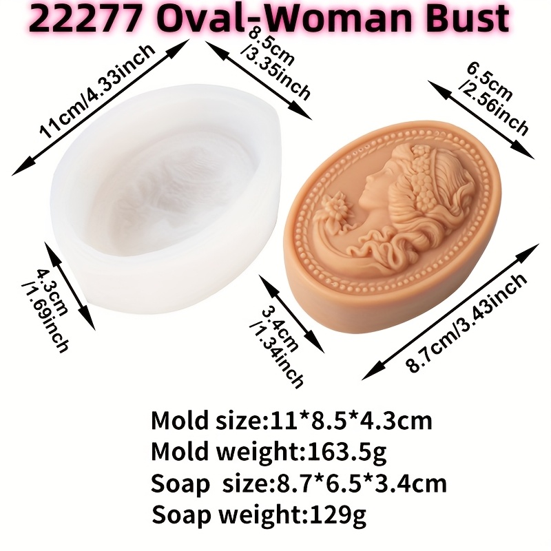 Image of 3d Flower Silicone Molds Guardian Flower Woman Candle Making Mould Beautiful Craft Art Silicone Soap Molds