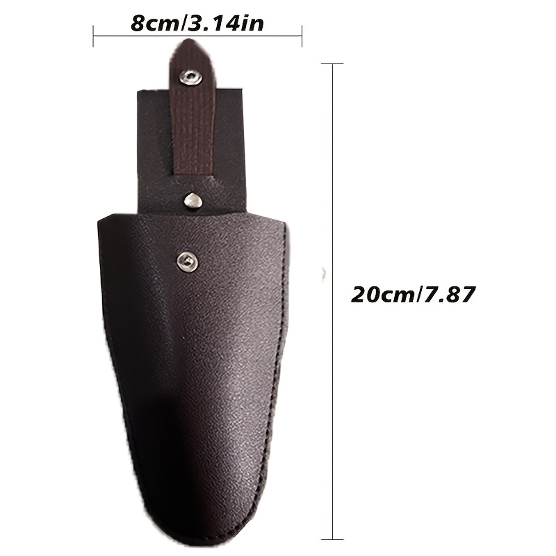 TEMU 1pc/2pcs Gardening Pruner With Waist Bag - Suitable For Heavy-duty Gardening Tools, Featuring Snap Button Design, Portable Gardening,