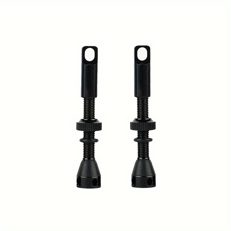 TEMU Juego de 2 vástagos de válvula sin cámara para bicicleta de 40 mm, 44 mm, 60 mm con de herramienta integrada para extracción de de válvula para