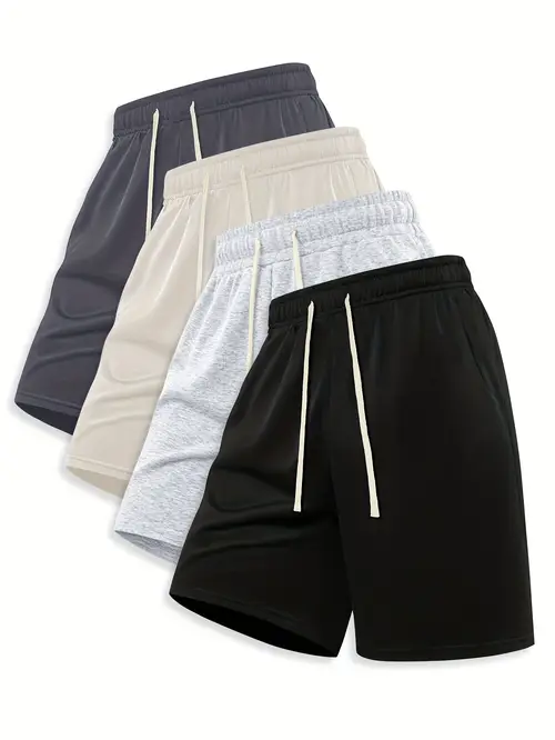 mens breathable basketball shorts with elastic waistband drawstring lightweight moisture wicking athletic shorts for outdoor sports fitness casual wear navy beige white black basketball gear